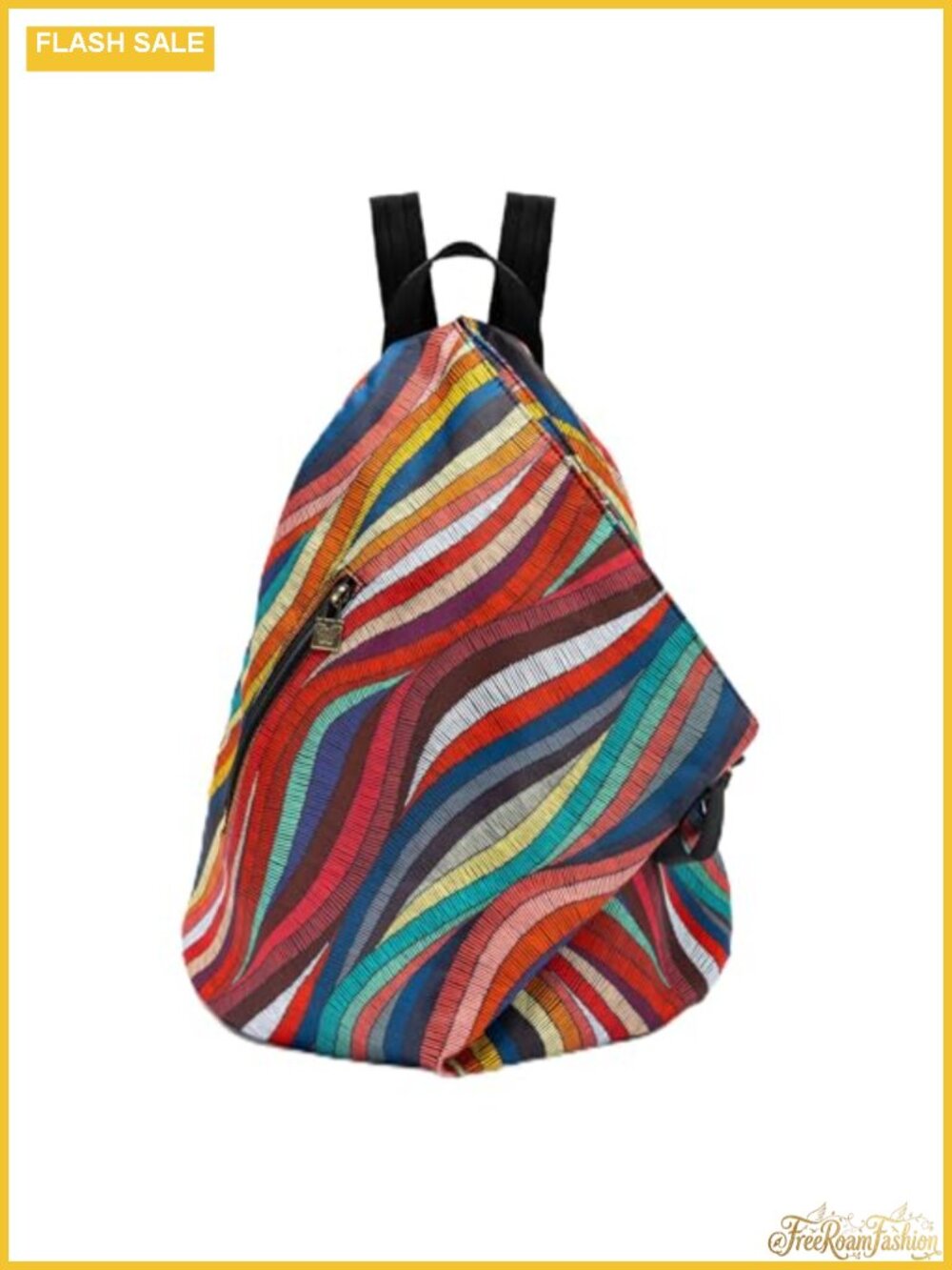 Boho Floral Convertible Backpack Purse for Women – Lightweight Daypack with